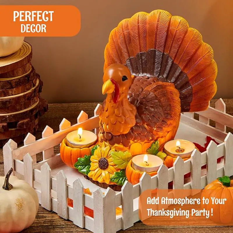 Thanksgiving Turkey Candle Holders