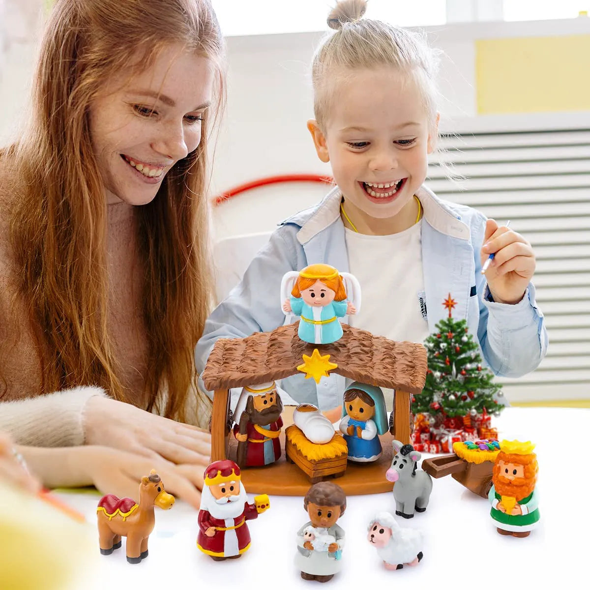 Mini Nativity Decoration