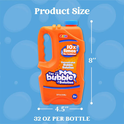 JOYIN 32 oz Bubble Solution Refill (Makes Up to 2.5 Gallons) - Big Bubble Solution