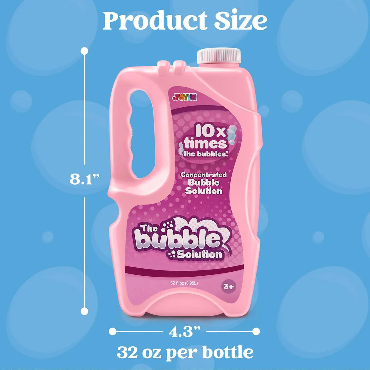 32 oz Bubble Solution Refill (Makes Up to 2.5 Gallons) - Big Bubble Solution