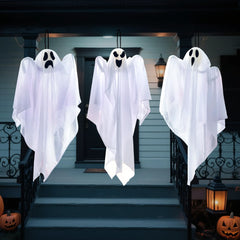 27.5" Halloween Hanging Ghost Decoration for Outdoor Use