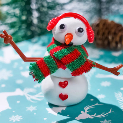 3 Pack DIY Build a Snowman Christmas Craft Kit