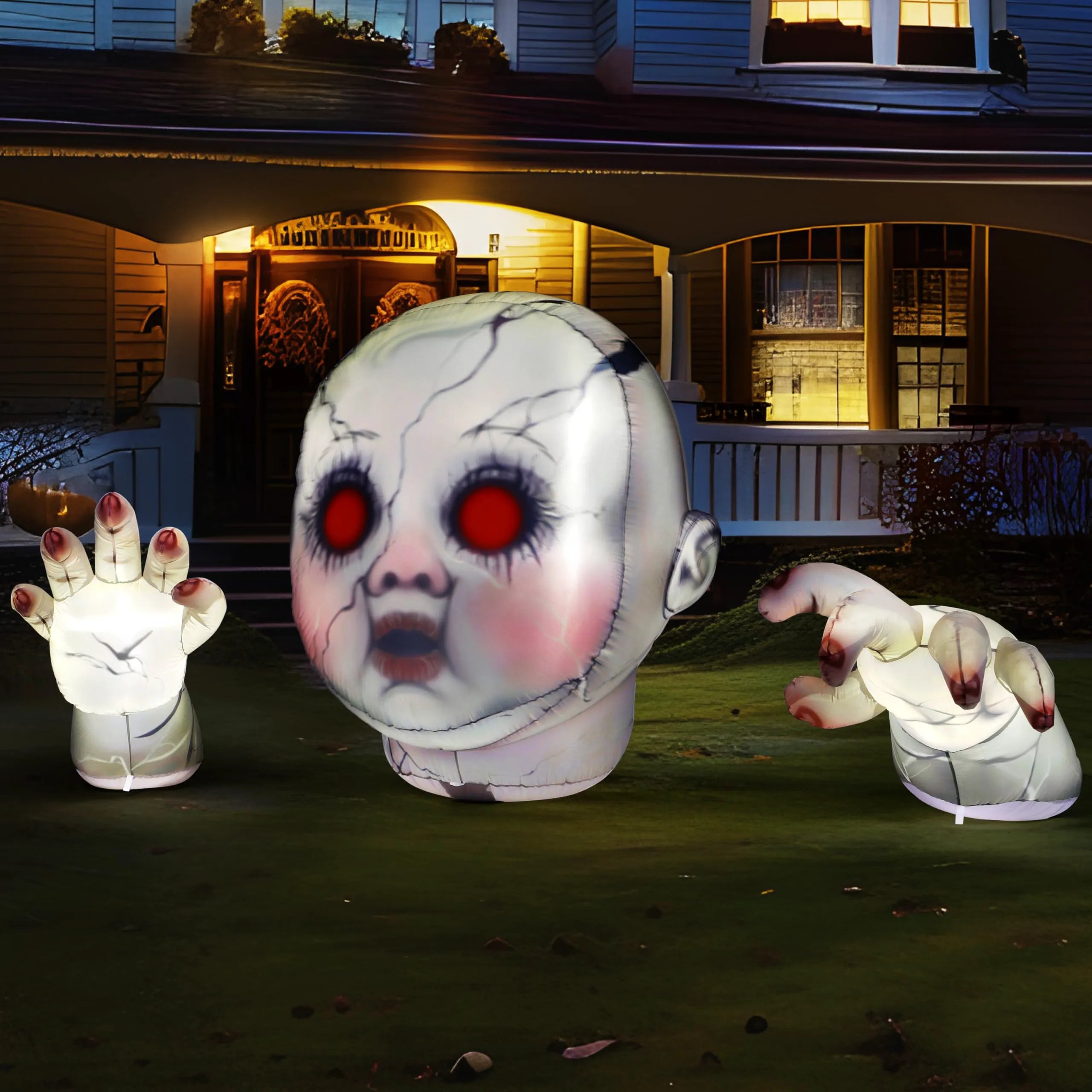 10.3ft Halloween Zombie Baby Inflatable Decoration