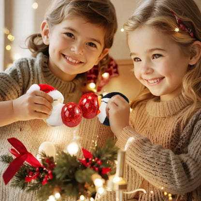 3 Pack Christmas Squeeze Plush Balls