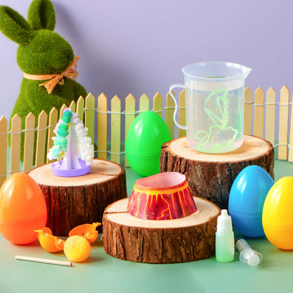 4 Jumbo Prefilled Easter Science Experiment Eggs