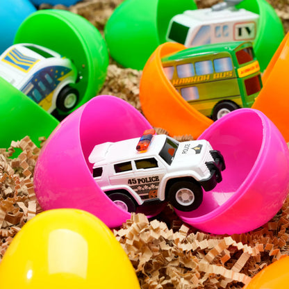12 Prefilled Easter Eggs with Toys