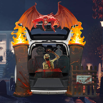 Halloween Cemetery Trunk-or-Treat Car Decoration Kit
