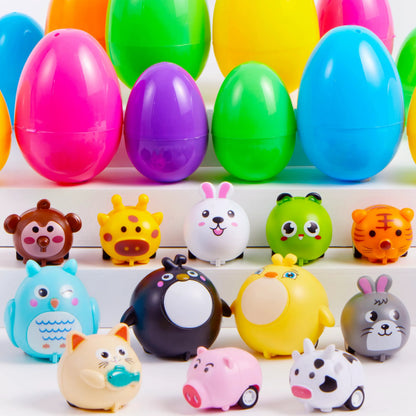 12 Prefilled Easter Eggs with Toys