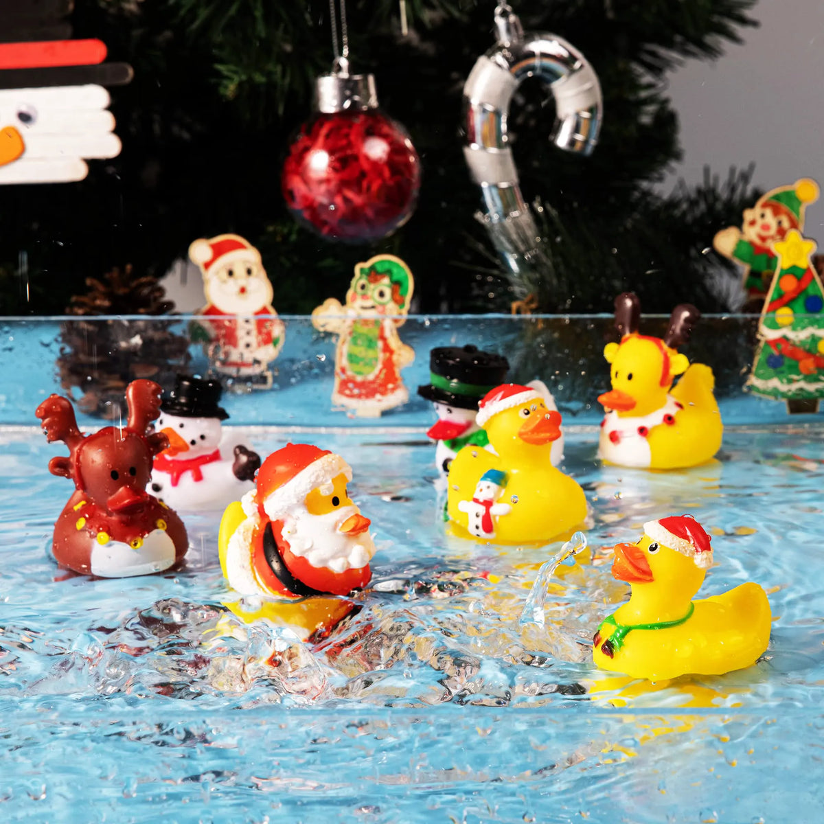24 Days of Christmas Advent Calendar with Rubber Ducks
