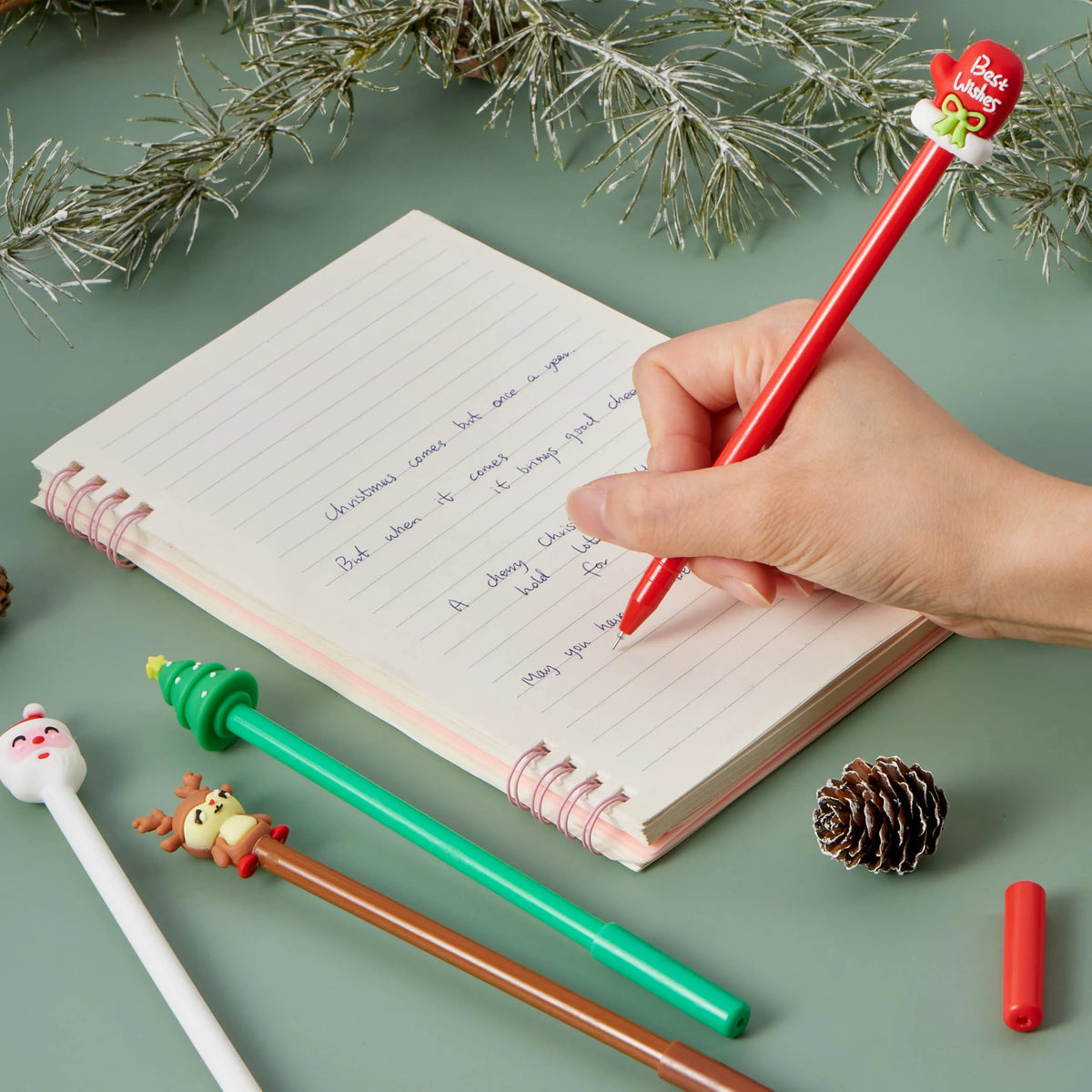 24 Pack Christmas Fun Pens - Bulk Set