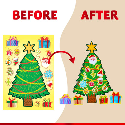 48 Christmas Sticker Sheets for Kids' Crafts