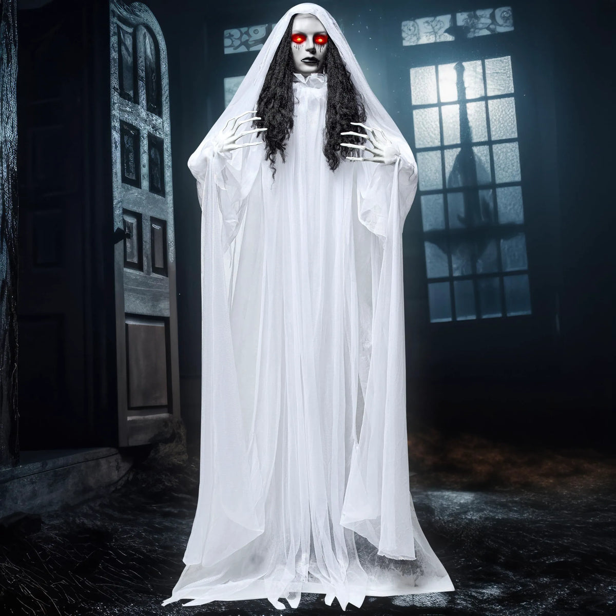 67" Halloween Outdoor Life-Size Bride Decoration