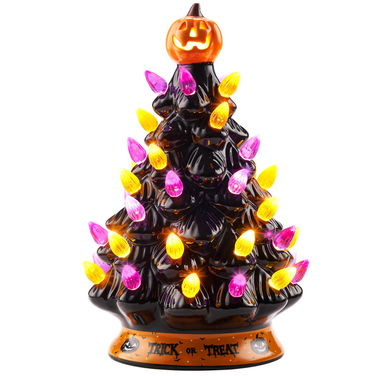 8.5-Inch Halloween Ceramic Tree