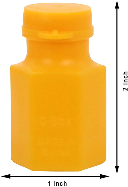 6 Colors Mini Bubble Bottles, 24 Pack