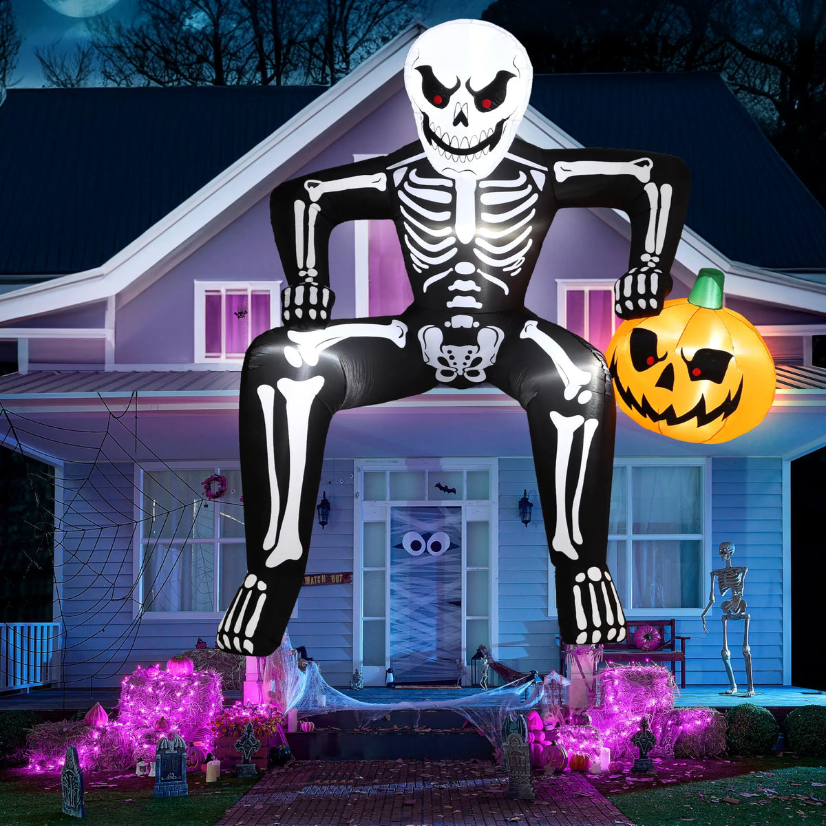 8.5ft Halloween Inflatable Skeleton Decoration
