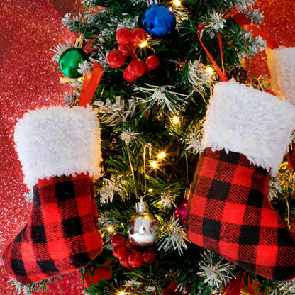 24-Pack Mini Christmas Stockings (5-Inch)