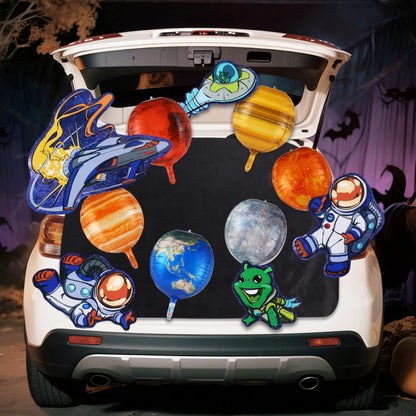 Halloween Space-Themed Trunk or Treat Decorations Kit