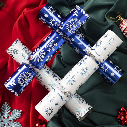 10-Inch Snowflake Christmas Party Favors (No-Snap, 8-Pack)