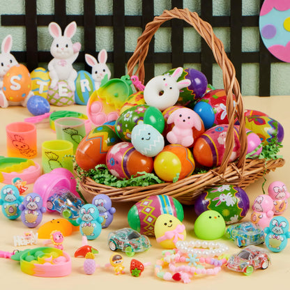 36 Prefilled Easter Eggs with Assorted Toys