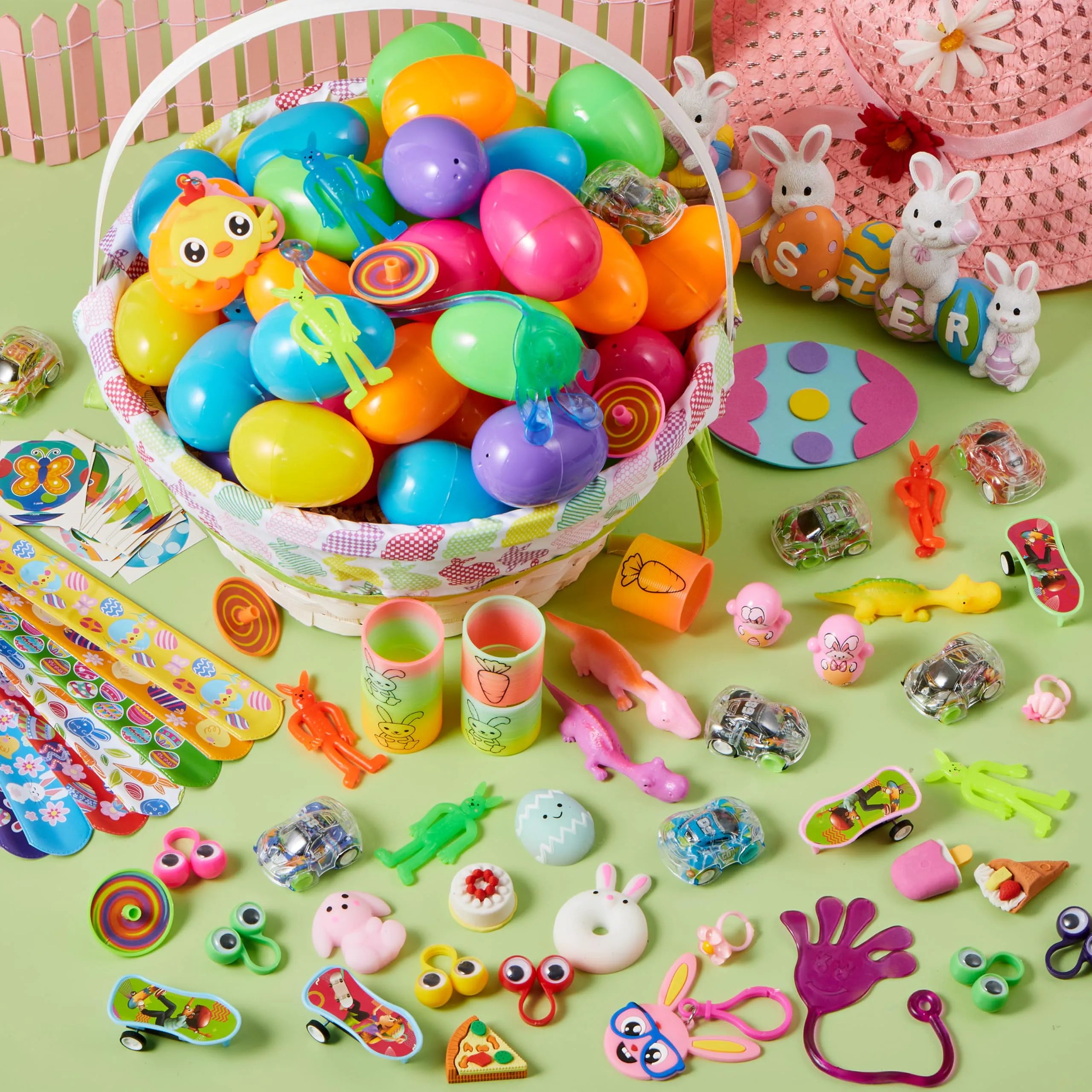 Bulk 300 Filled Easter Eggs with Toys