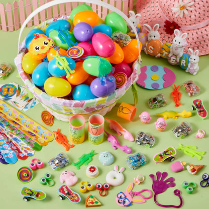 Bulk 300 Filled Easter Eggs with Toys