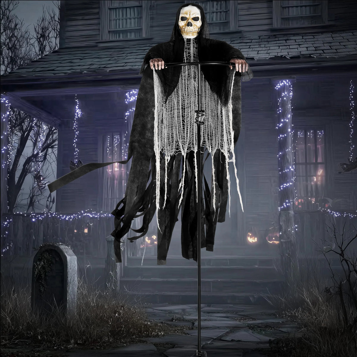 7-Foot Halloween Grim Reaper Decoration