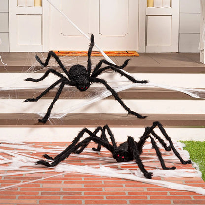 Halloween Hairy Spiders (2-Pack)