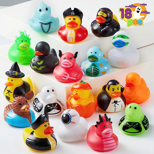 18 Halloween Novelty Rubber Duckies