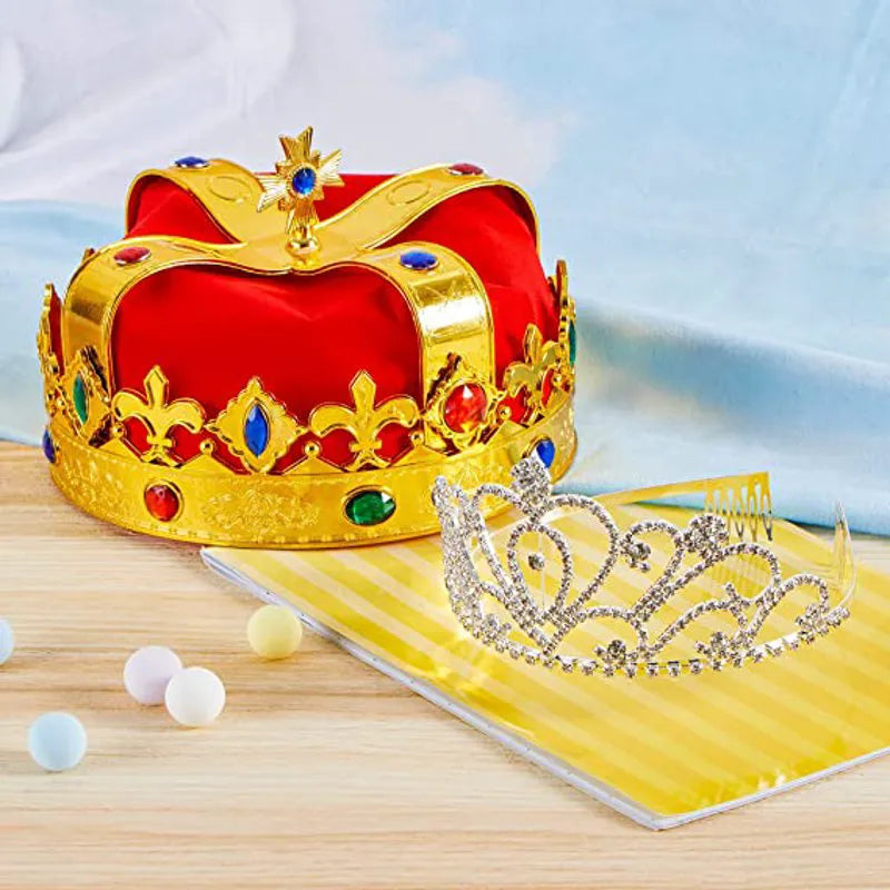 King's and Queen's Royal Crowns, 2 Pack