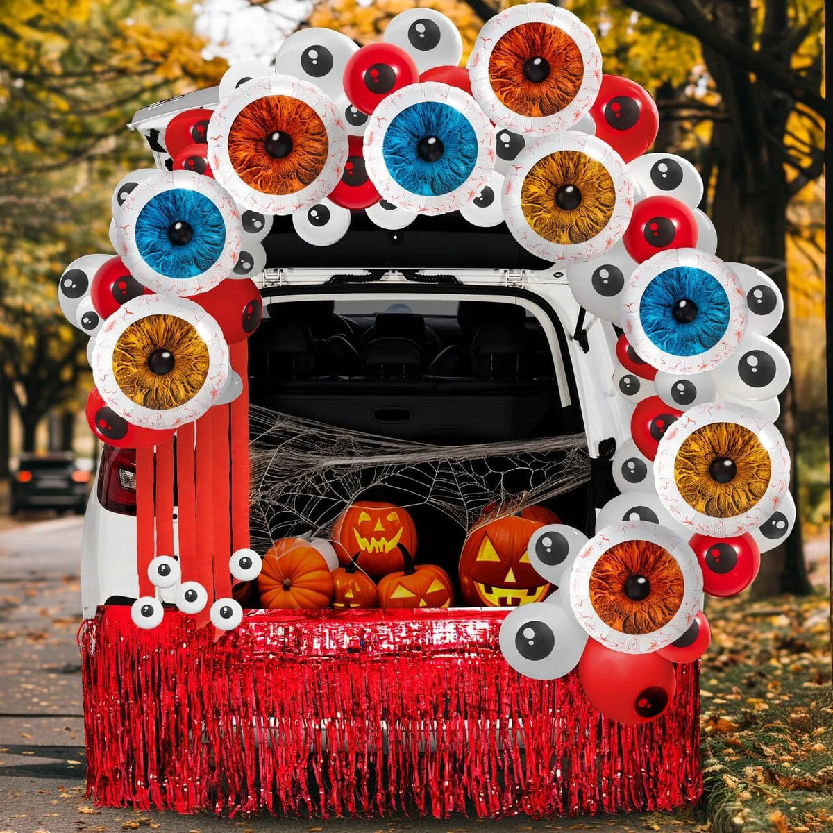 Halloween Trunk or Treat Car Decorations Kit with Eyeball