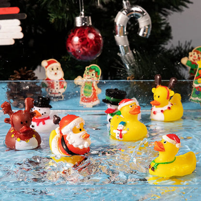 Christmas Rubber Ducks - Festive Party Favor Gifts