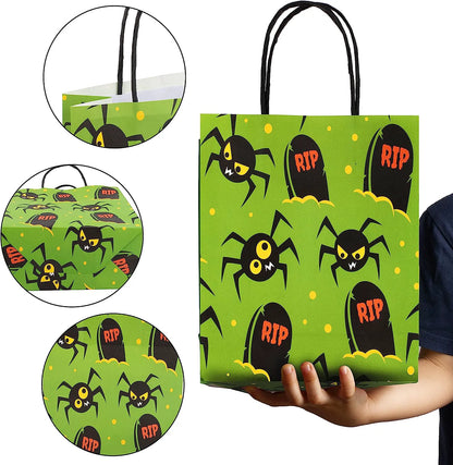 Halloween Treat Bags with Handles, 24 Count