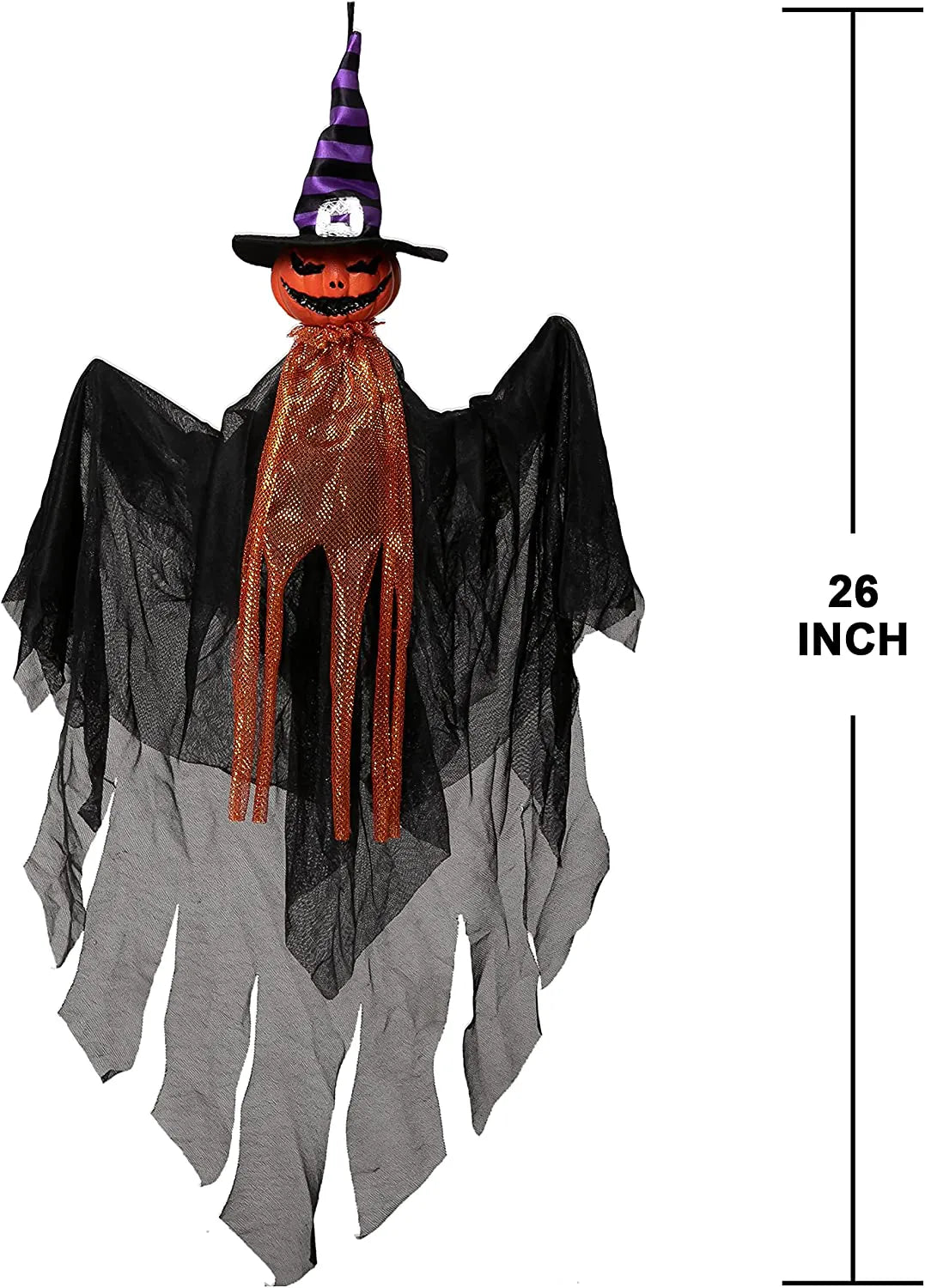 26in Creepy Ghost Decorations, Set of 3
