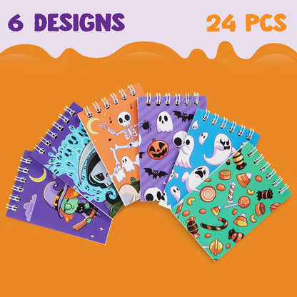 Halloween Pencil, Ruler & Notepad Set (24-Pack)