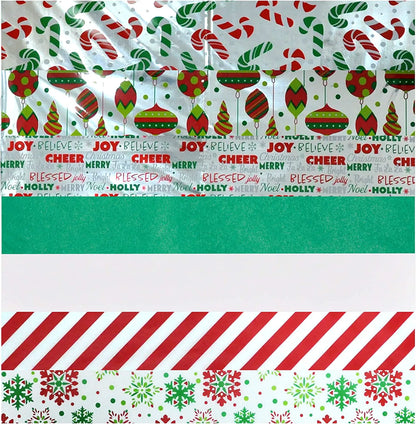 Christmas Hologram & Print Tissue Paper for Gift Wrapping