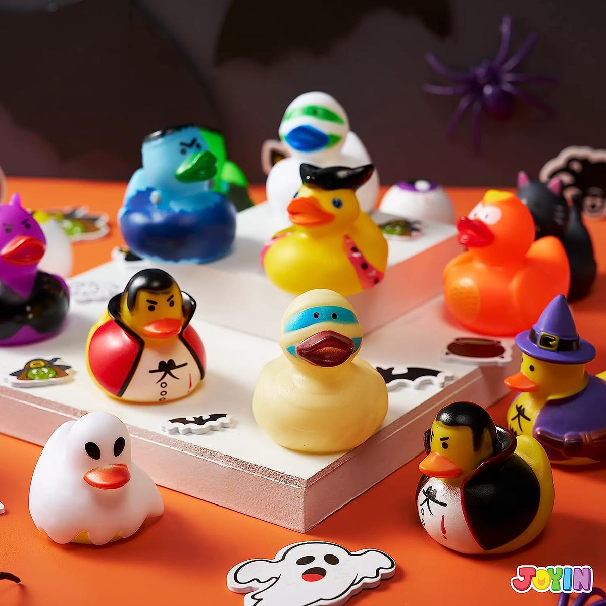 18-Pack Halloween Novelty Rubber Ducks