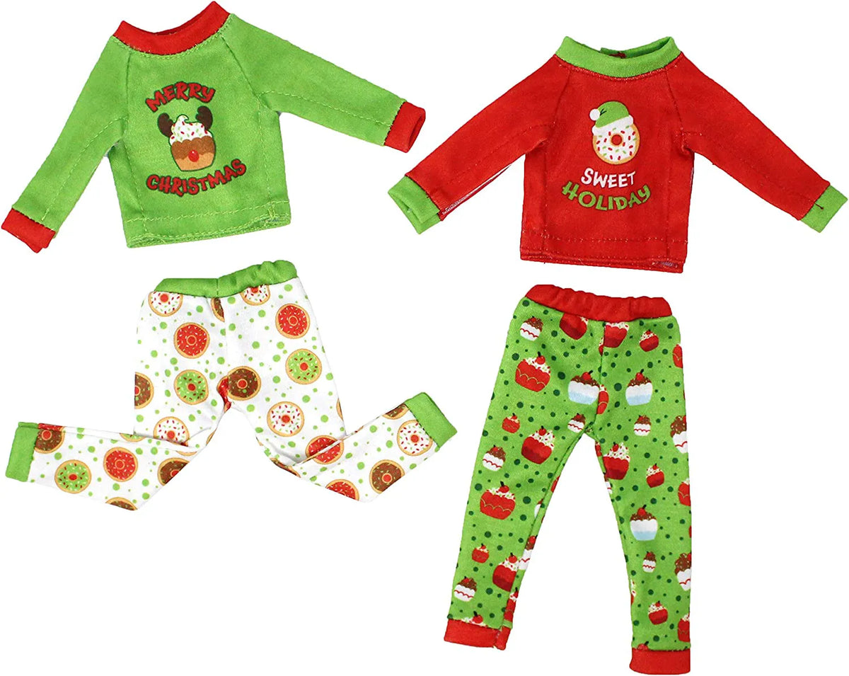Ugly Christmas Sweater for Elf Doll