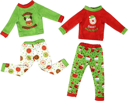 Ugly Christmas Sweater for Elf Doll