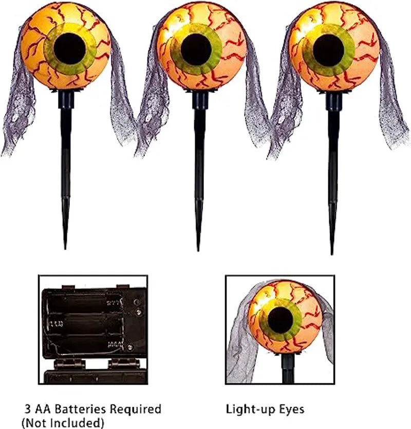 Eyeball Pathway Light Markers, 3-Pack