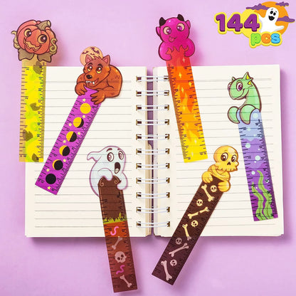 Halloween Bookmark Rulers (144-Pack)