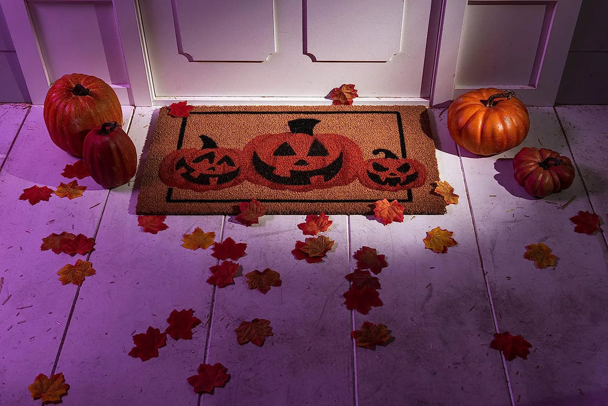 Pumpkin Patterned Doormat
