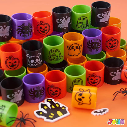 Joyin 60-Pack Halloween Mini Magic Coil Spring Toys for Kids