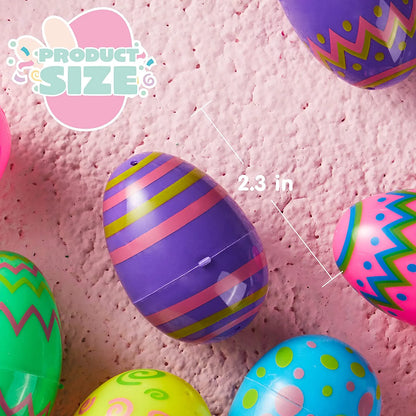 36 Pcs Printed Easter Egg Shells