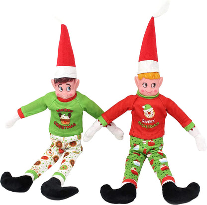 Ugly Christmas Sweater for Elf Doll