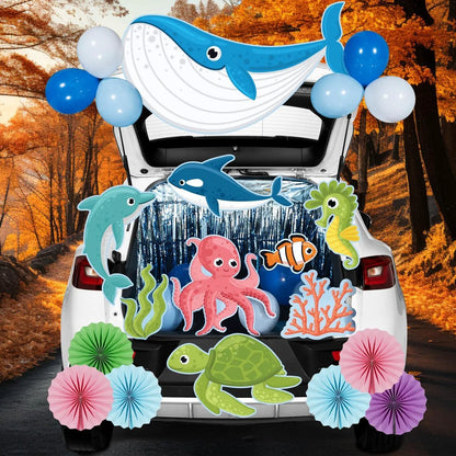 Ocean Animals Trunk or Treat Car Decorations Kit