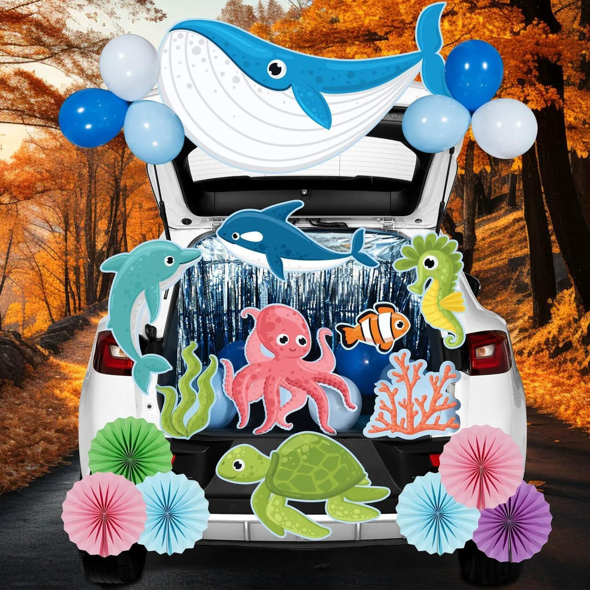 Ocean Animals Trunk or Treat Car Decorations Kit