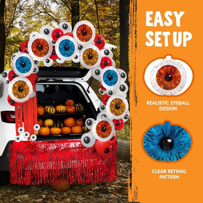Halloween Trunk or Treat Car Decorations Kit with Eyeball