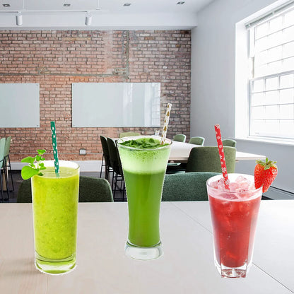Assorted Color Disposable Paper Drinking Straws