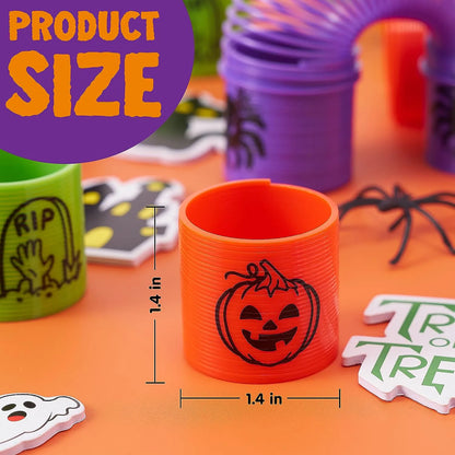 Joyin 60-Pack Halloween Mini Magic Coil Spring Toys for Kids