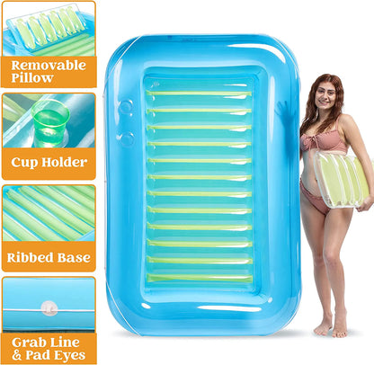 Inflatable Suntan in Blue and Green